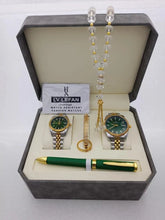 Couple Stainless Steel Set – Watch, Rosary, Pen & Cufflinks