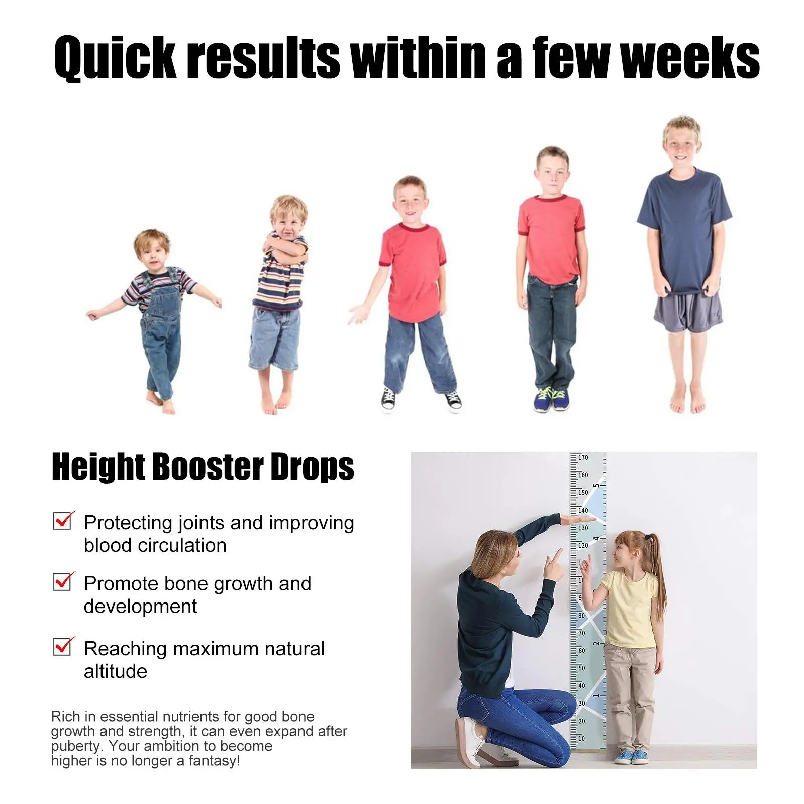 Natural Height Growth Support Drops