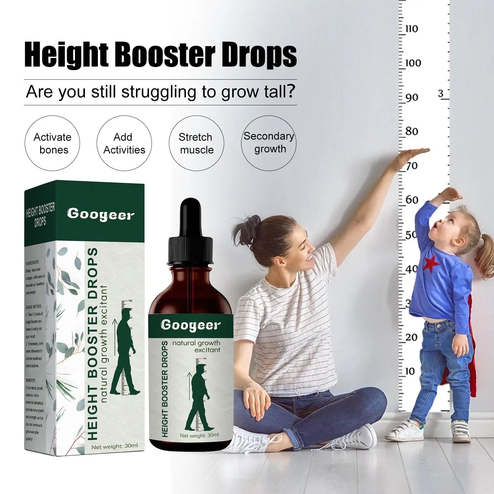 Natural Height Growth Support Drops