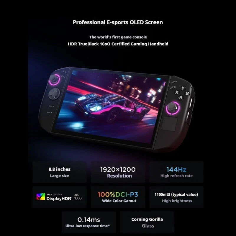 Legion GO 2 Ryzen Z2 Extreme 8.8" 144Hz OLED Handheld Console 32GB/1TB SSD Hall Joysticks Xbox & Steam Compatible
